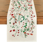 Artoid Mode Floral Leaves Christmas Table Runner, Wild Flowers and Grasses by ArtoidMode