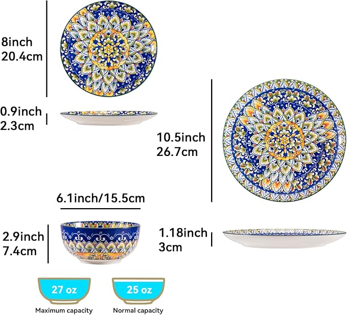 Sweejar Ceramic Dinnerware Sets - Image 4