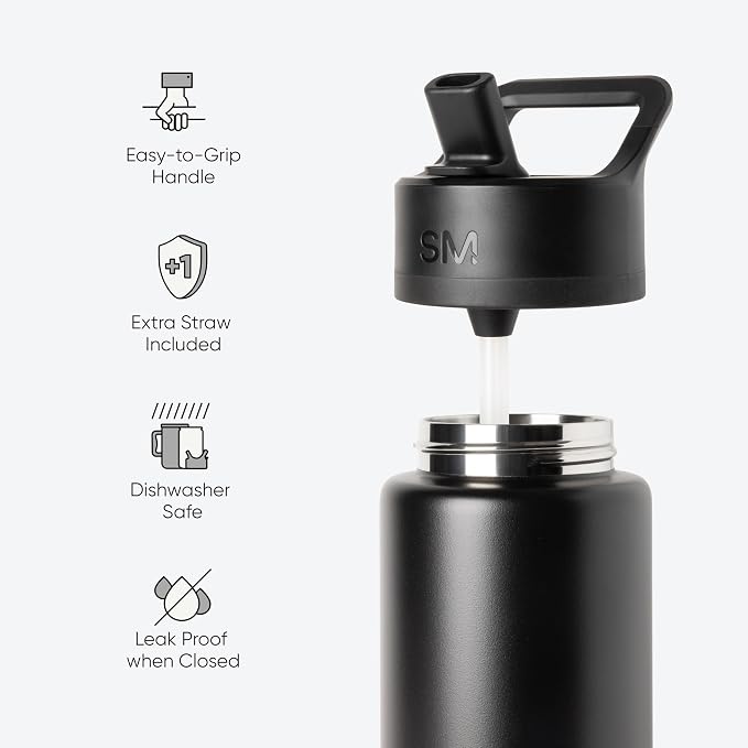 Simple Modern Halloween Kids Water Bottle | 14oz | Monster | Insulated - Image 5