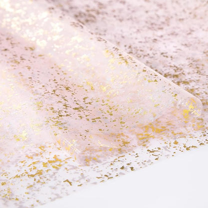 SiinvdaBZX Light Pink Sheer Tulle Table Runner 120 Inch/10 Ft Long | Gauze - Image 5