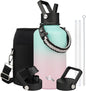 Konokyo 64 oz Insulated Stainless Steel Water Bottle Jug by Konokyo