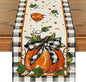 Artoid Mode 210 GSM Fall Table Runner 13x36 Inch Home Party Decor | Pumpkin Bow by ArtoidMode