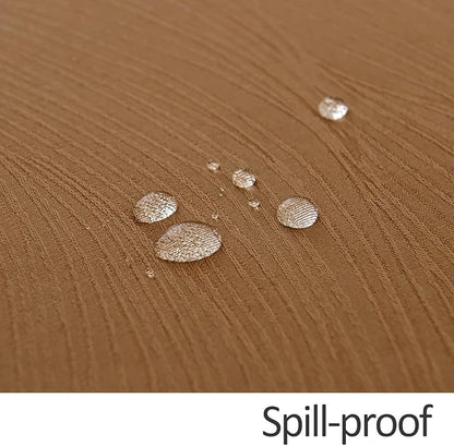 maxmill Fall Tablecloth Swirl Design Spillproof Wrinkle Free Heavy Weight Soft Table Cloth Decorative Fabric Tabletop for Harvest Celebration Thanksgiving Dinner Rectangle 60 x 140 Inch, Fall Leaf