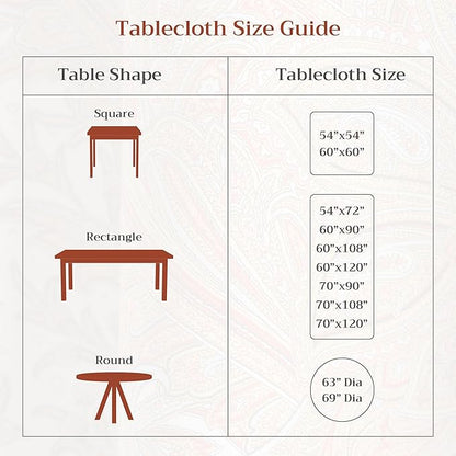Maison d' Hermine Table Cloth Rectangle Table 100% Cotton 70 x 108 Inches Tablecloth Reusable Decorative for Dining Room Farmhouse Home Valentines Day Decorations Spring Summer - Easter Dew
