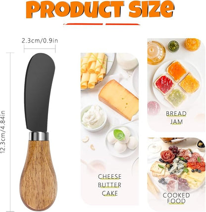 Cheese Spreader Knives Set of 4, Stainless Steel - Image 2
