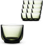 Fellow Pirch Cortado Cups 4.5 oz, Soda Lime Glass Woodland | Curved Interior by Unknown