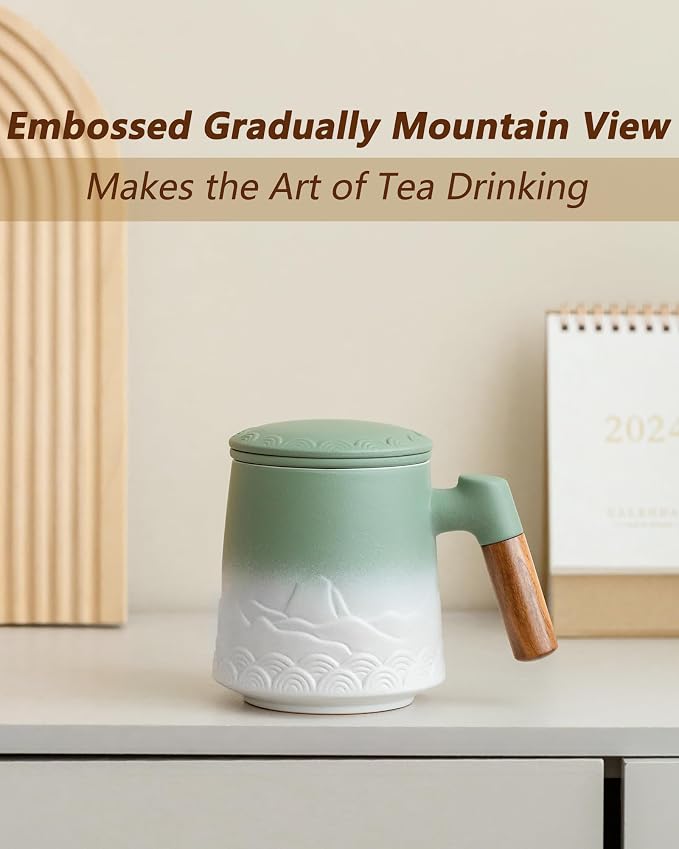 ZENS Tea Mug with Infuser and Lid - Image 7