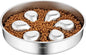 Slow Feeder Dog Bowl-3.5Cups for Large Breeds, Food Grade 304 Stainless Steel Dog Bowls with Non-Slip Base, Maze Pet Dish to Slow Down Eating, Dishwasher-Safe