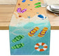Summer Beach Table Runner, Flip Flops Seaside Themed Birthday Decoration | by Unknown