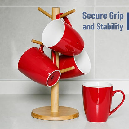 BTaT- Porcelain Coffee Mugs Set, 16 Ounces, 4 Pack, Restaurant Cups - Image 5