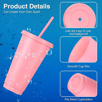 Amyhill 12 Pcs Reusable Plastic Cup - Image 3