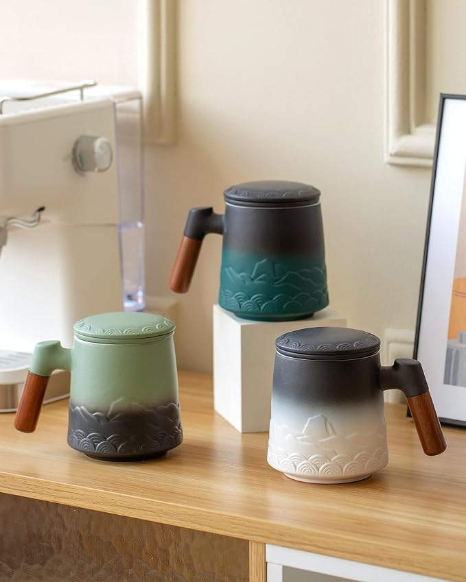 ZENS Tea Mug with Infuser and Lid - Image 9