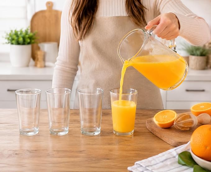 BOHEM'S Small Juice Glasses, 7 Oz, Drinking Glassware - Image 4