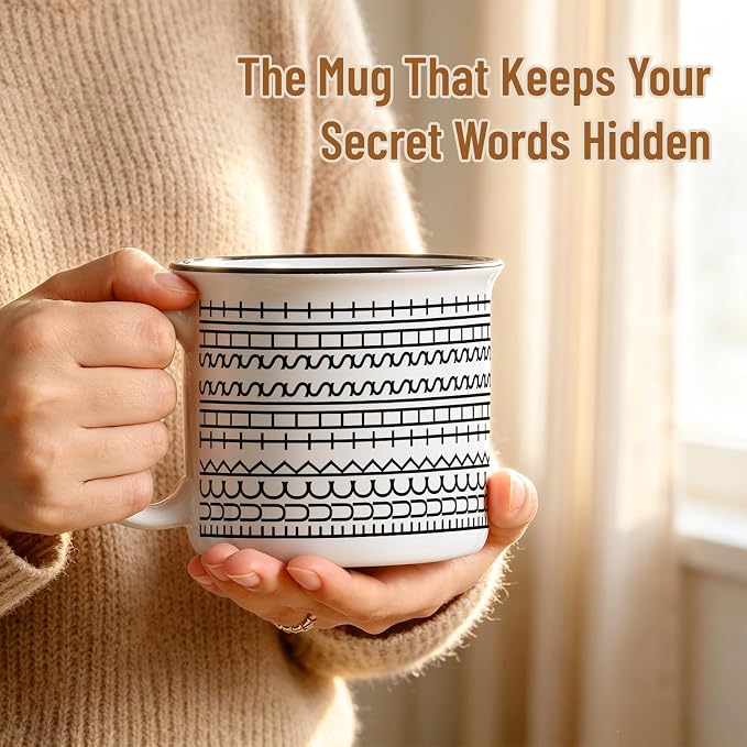YHRJWN 15 Oz Hidden Message Coffee Mug – Funny F This S Ceramic Cup - Image 4