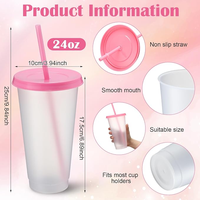 Honeydak 60 Pack Tumbler with Straw and Lid Bulk Cups - Image 3