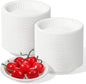 SHENLIU 300 Count Small Paper Plates 4 Inch Disposable Round Paper Plates Bulk Heavy Duty Mini White Tableware for Dinner Cake Appetizer Holiday Birthday Wedding Christmas Party Supplies
