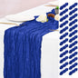 25 Pack Royal Blue Table Runners 17 x 108inch Cheesecloth Table Runner Boho by Lumaycens