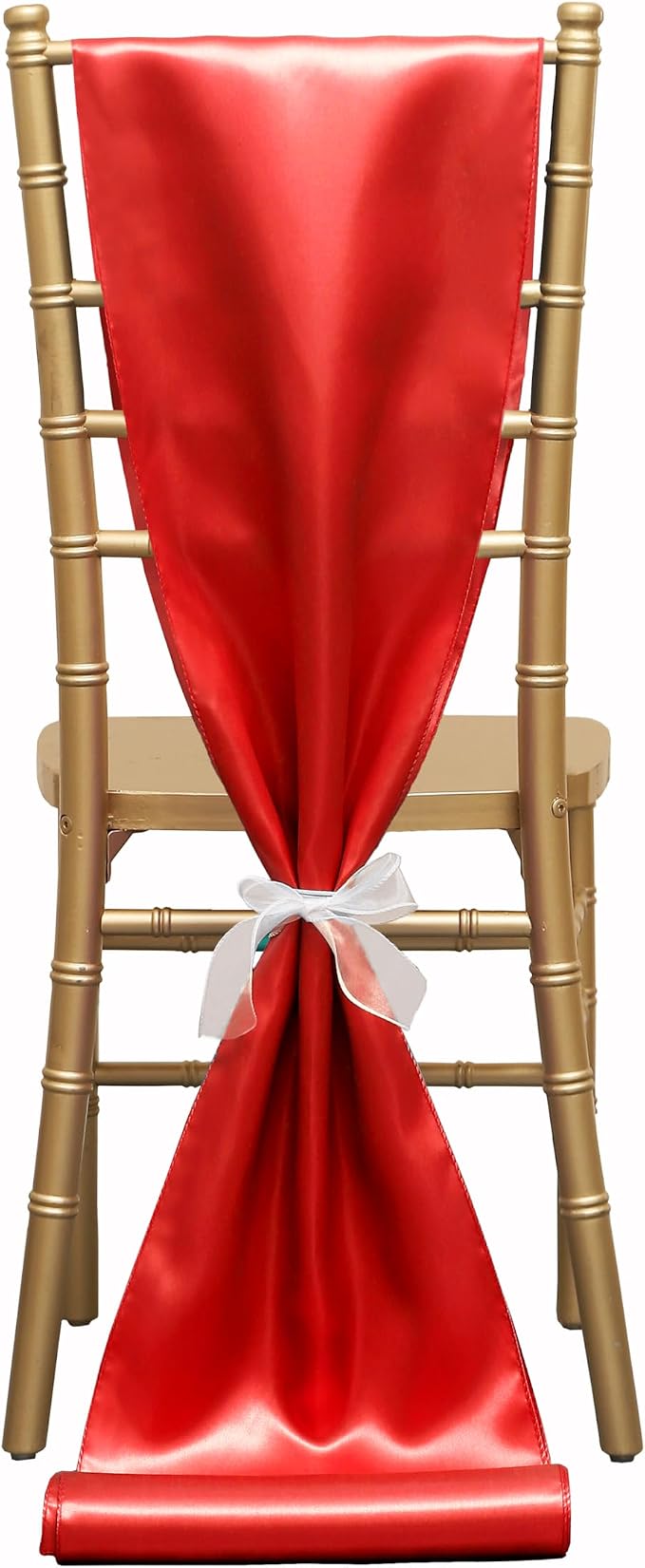 Satin Red Table Runners 10 Pack - Image 4