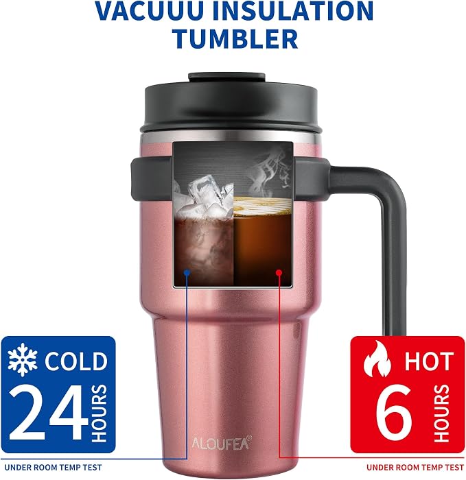 20 oz Insulated Travel Coffee Mug Tumbler - Image 4