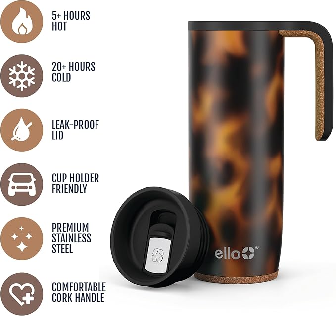 Ello Magnet 18oz Vacuum Insulated Stainless Steel Travel Mug - Image 3