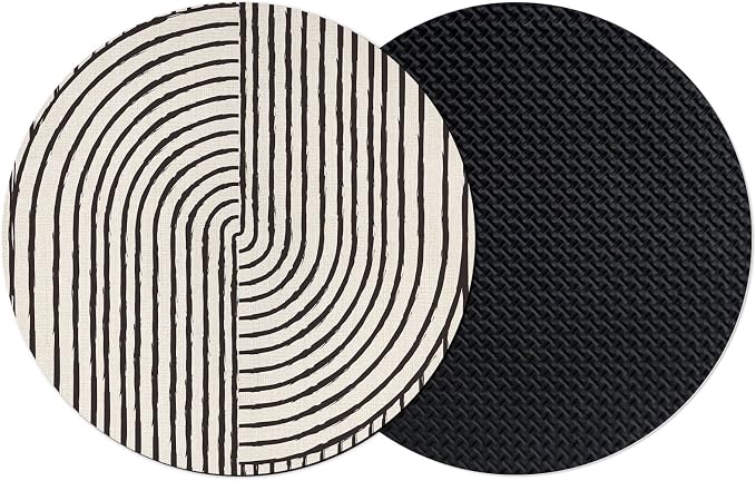 Abstract Geometric Coasters Set of 2, Absorbent Coasters by Unknown