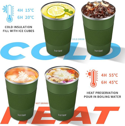 KETIEE Travel Coffee Mug 12oz: Vacuum Insulated Coffee Cup - Image 3