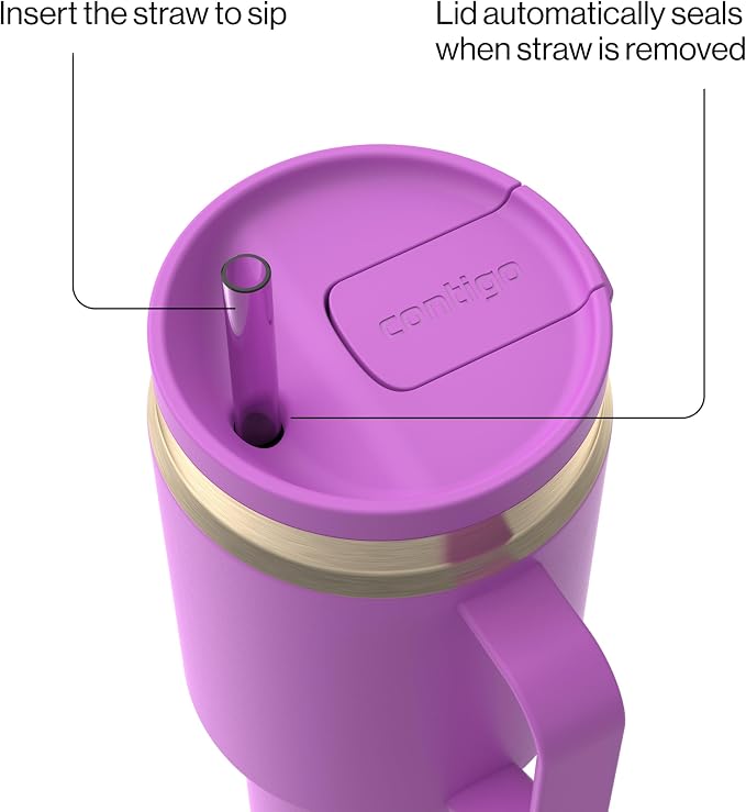 Contigo SnapSeal 30 oz Stainless Steel Vacuum-Insulated Tumbler - Image 3