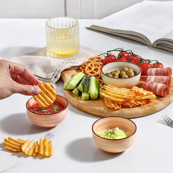 Selamica Ceramic Dipping Bowls, 4 OZ Mini Bowls - Image 2