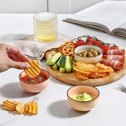 Selamica Ceramic Dipping Bowls, 4 OZ Mini Bowls - Image 2