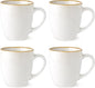 GBhome Ceramic Coffee Mugs Set of 4, 12oz Stoneware Coffee Mugs Set by GBhome