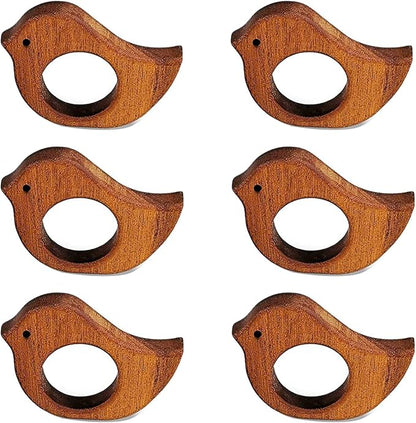 Bird Napkin Rings by QIAOIDEA