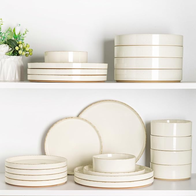 AmorArc Stoneware Dinnerware Sets - Image 9