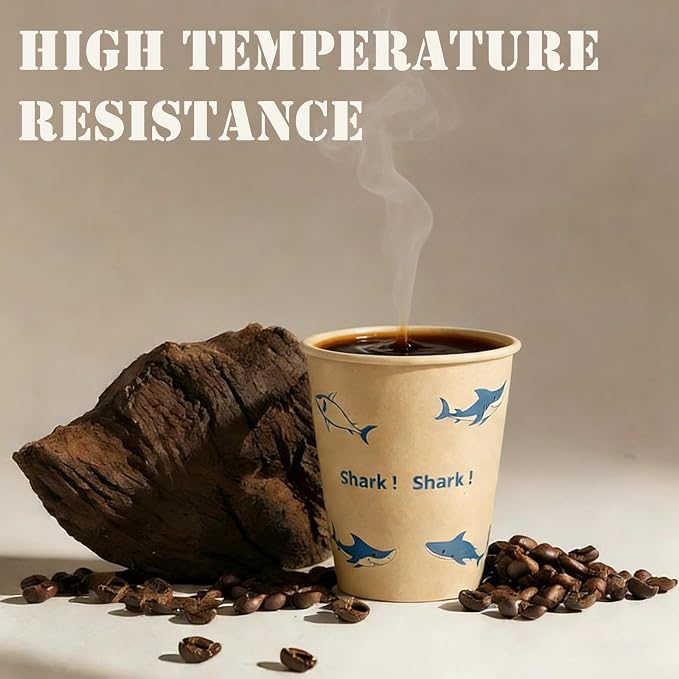 12 OZ 25 Pack Disposable Cups Paper Coffee Cups - Image 5