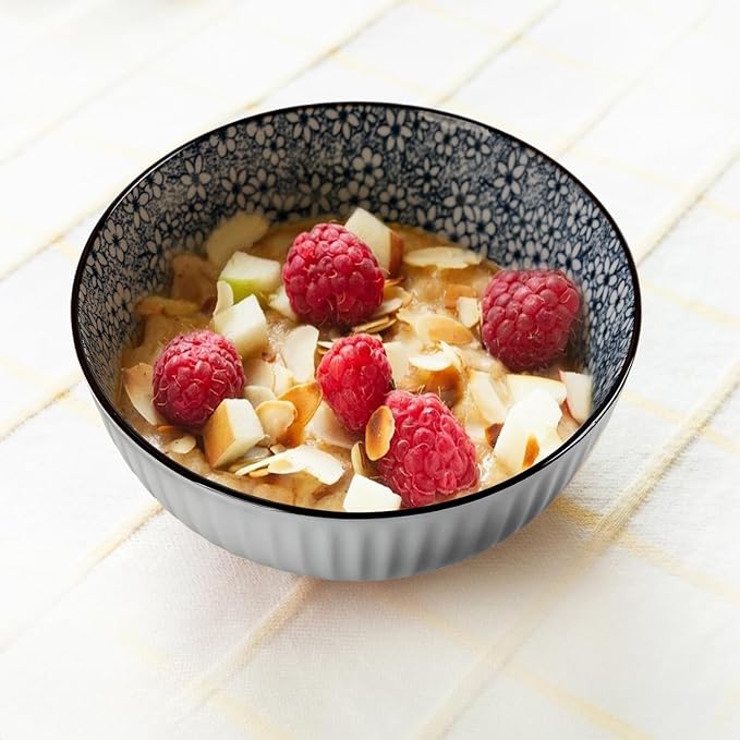 Houlu ceramic rice bowl 30 oz, Japanese bowl set, various tableware - Image 6