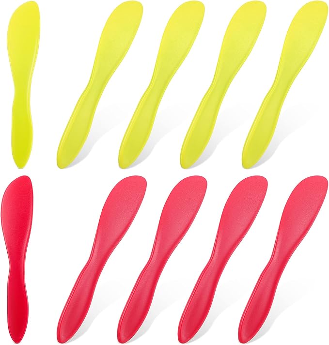10 Pieces Plastic Butter Spreader Multi Purpose Butter Knife Spreader Versatile by Perthlin