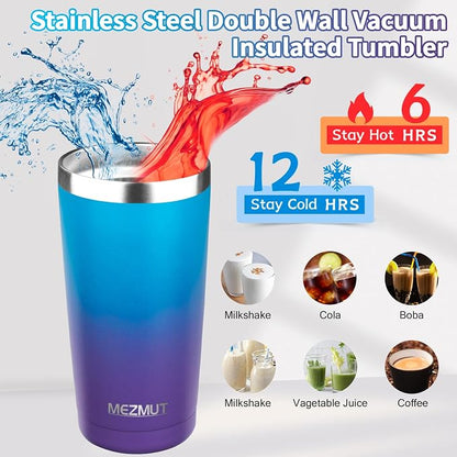 20oz Insulated Tumbler Cup Travel Coffee Mug - Image 2