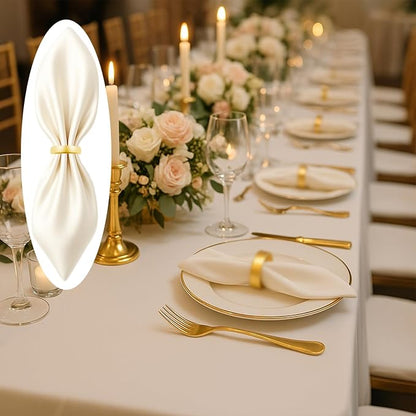 12 Pcs Stainless Steel Napkin Rings - Image 6