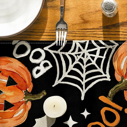 Artoid Mode 210 GSM Halloween Table Runner 13x48 Inch Home Party Decor | - Image 7