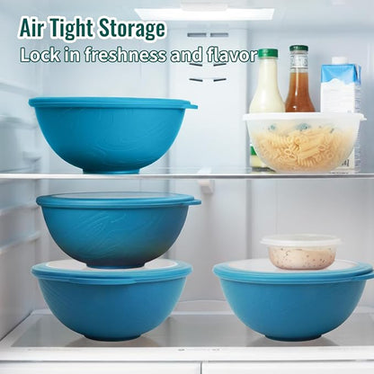 Soup Bowls with Lids, 40 OZ Wheat Straw Bowls Sets of 8, Unbreakable and - Image 6
