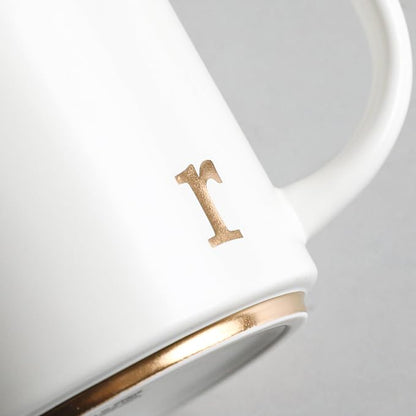 COLLECTIVE HOME Ceramic Coffee Mug, 15 oz Monogram Cup - Image 7