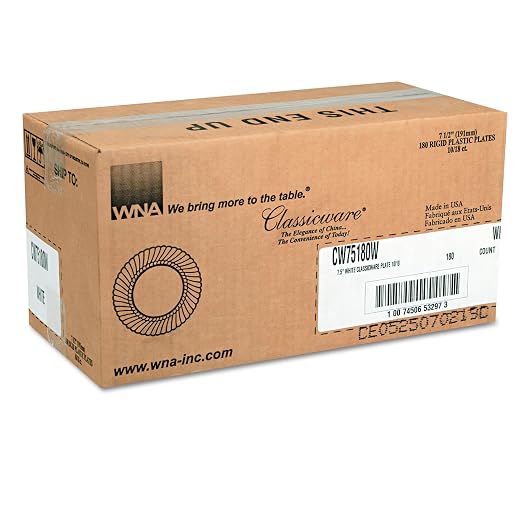 CW75180W Classicware Plates, 7.5 in - Image 3
