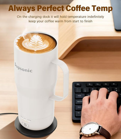 Supsonic Heated Coffee Mug, 20oz Electric Temperature Control Cup | Keeps - Image 3