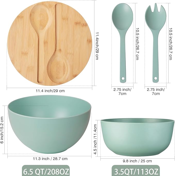 11.3" Extra Large Salad Bowl - Image 3