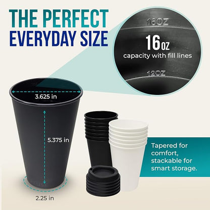 Rolling Sands USA Made 16 oz Reusable Coffee Cups - Image 6