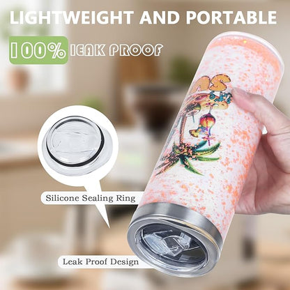 20 Oz 8 Pack Double Wall Pre Drilled Sublimation Storyboard Snow Globe Tumbler - Image 7
