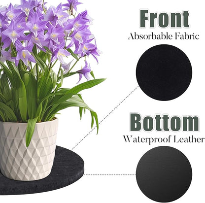 Plant Coaster Mat Reversible, Household Products Absorbent/Waterproof - Image 3
