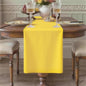 Yellow Table Runner, Waterproof Washable Runners 36 Inches Long | Reusable by KAIPHO