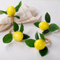 wonlex Handmade Napkin Rings Set of 8, Faux Lemon by wonlex