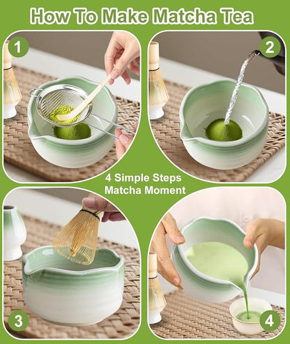 JBER Matcha Set, Whisk 100 Prongs, Sifter - Image 5