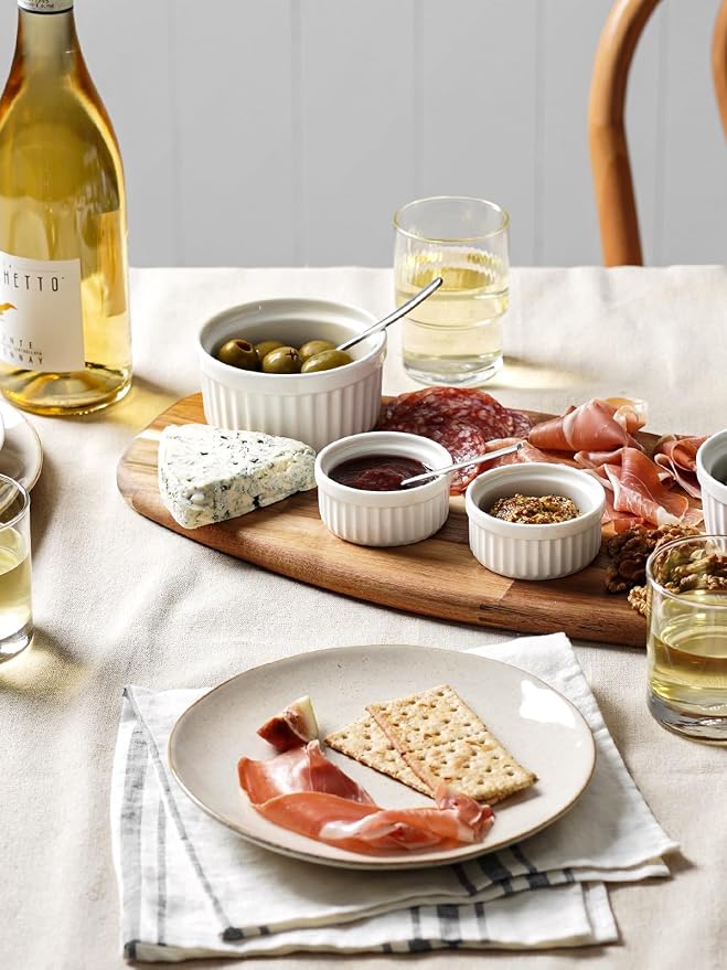 LE TAUCI Sauce Cups 2 OZ, Small Dipping Bowls, Mini Ceramic Ramekins Souffle - Image 4